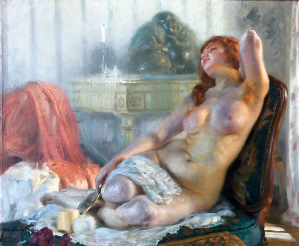 Donna nuda distesa